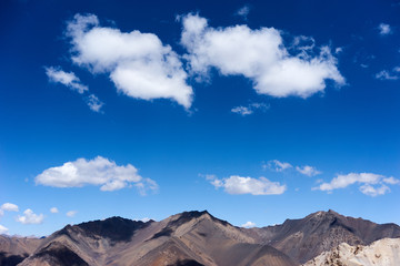 Mountain in Kichik-Alai Range in Kyrgyzstan
