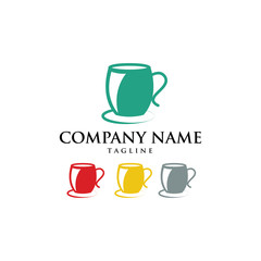 Coffee Shop Chocolate Hot Drink Logo  Icon Vector