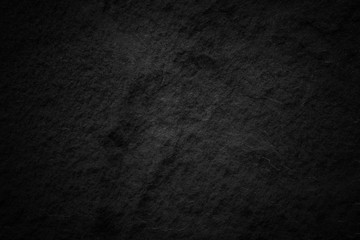 Dark grey black slate background or texture.