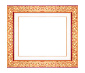 Picture frame isolated on white background