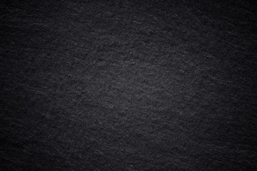 Dark grey black slate background or natural stone texture.