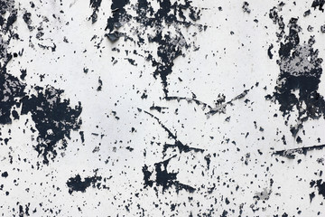 Abstract surface peeling paint on old wall
