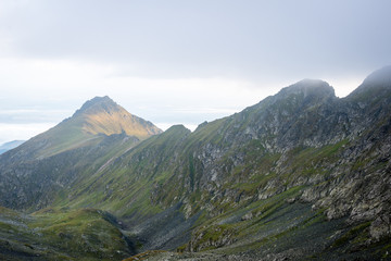 Fagaraš mountains in Southern Carpathians, Romania