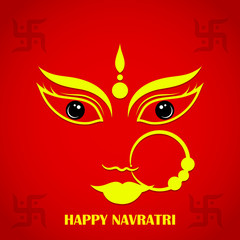  illustration Navratri or Happy Diwali festival 