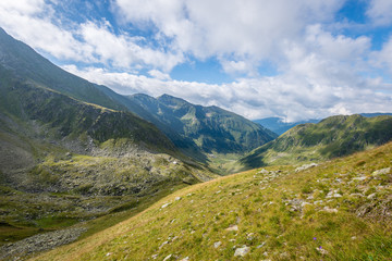 Fagaraš mountains in Southern Carpathians, Romania