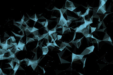 Fototapeta na wymiar 3d abstract low polygon background
