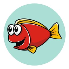 Fish cartoon vector