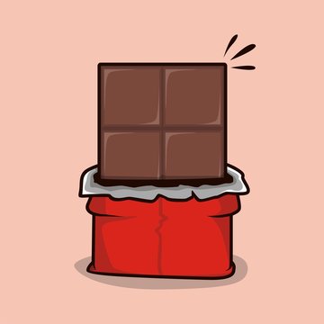 Chocolate illustration vector