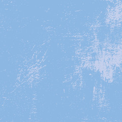 Distressed Blue Color Texture. Empty Grunge Design Element. Retro Dirty Background. EPS10 vector.