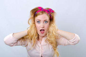 portrait of a girl in the bow