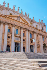 Rome, Italy - August, 7, 2016: Saint Peter's Basilica in Rome, Italy