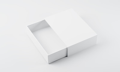 White open carton box