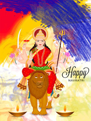  illustration Navratri or Happy Diwali festival 