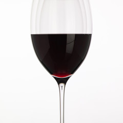 Wineglasses with red  wine