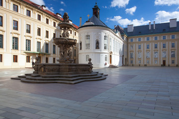 The Chapel of the Holy Cross on the Third Courtyard at the Pragu