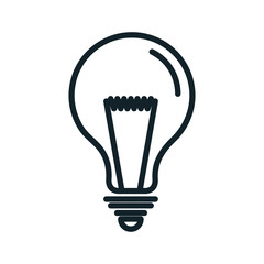 bulb power light energy electricity efficient object  vector illustration