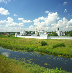 Summer landscape in Suzdal