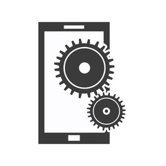 usefull app for smartphone vector illustration design