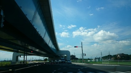 Obraz premium 高速道路と交差点