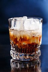 White russian cocktail