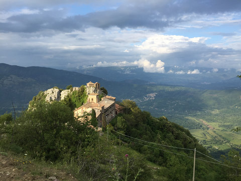 Sanctuary of Mentorella, Lazio, Italy