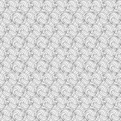 Seamless black and white pattern. Striped geometric background. Vector illustration.
