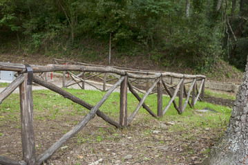 Wooden fence