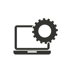 usefull app for laptop vector illustration design