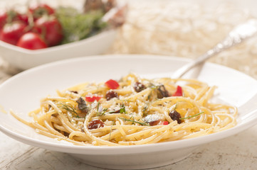 Sicilian spaghetti with sardines