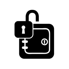 safe box security isolated icon vector illustration design