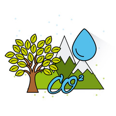 eco friendly set flat icons vector illustration design