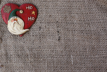 Babbo Natale su tela