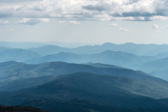 Fototapeta View from Mount Washington in New Hampshire