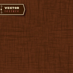 Vector Brown fabric texture for background.