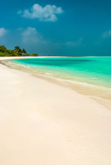 Fantastic beach in Maldivian island