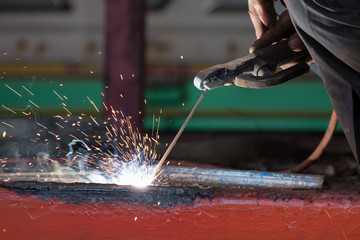 Welding steel