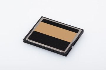 CF Card on the isolated white background