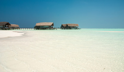 Fantastic beach in Maldivian island