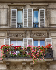 Fototapeta na wymiar FRANCE. Paris. Parisian Architecture