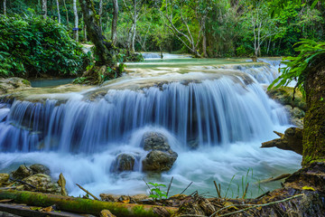 Kuang Si WaterFalls / Kuang Si waterfalls, the most famous waterfalls in Lao.