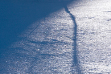 Snow tecture shadow