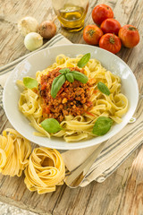 Tagliatelle alla bolognese, Italian Cuisine