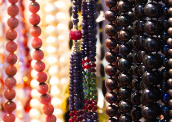 Handmade colourful beads