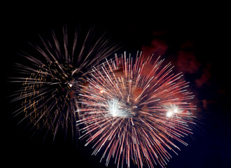 Obraz premium Firework background