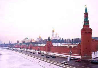 Obraz premium Moscow winter Kremlin
