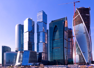 Cityline skyscrapers construction