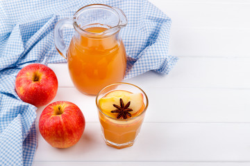 Fresh apple juice