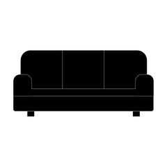 Furniture black icons. icon vector illustration