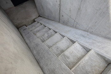 escalier en béton maison