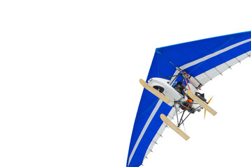 The motorized hang glider. Air sports